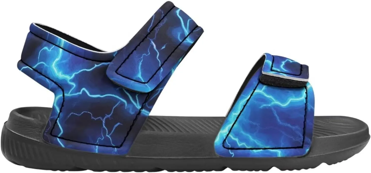 Forchrinse Boys Sandals Summer Cool Print Sport Sandals Outdoor Open-Toe Shoes for Toddler/Little Kid/Big Kid