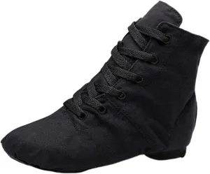 Girl Sneakers Unisex Kids Canvas Dance Shoes Jazz Shoes for Teens Girls Dance Boots Split Sole Ballroom Dancing Flat