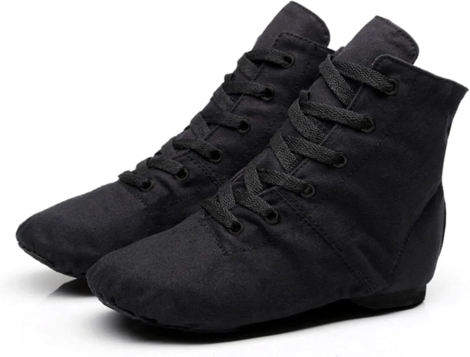 Girl Sneakers Unisex Kids Canvas Dance Shoes Jazz Shoes for Teens Girls Dance Boots Split Sole Ballroom Dancing Flat