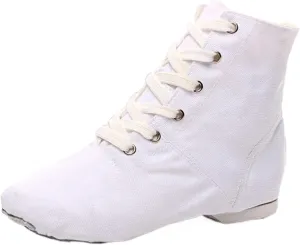 Girl Sneakers Unisex Kids Canvas Dance Shoes Jazz Shoes for Teens Girls Dance Boots Split Sole Ballroom Dancing Flat