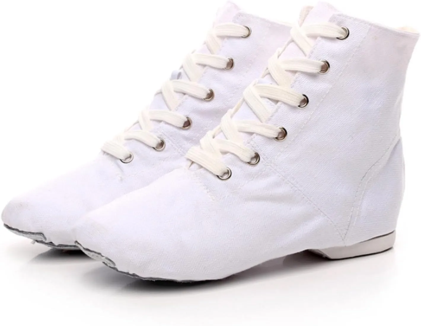 Girl Sneakers Unisex Kids Canvas Dance Shoes Jazz Shoes for Teens Girls Dance Boots Split Sole Ballroom Dancing Flat