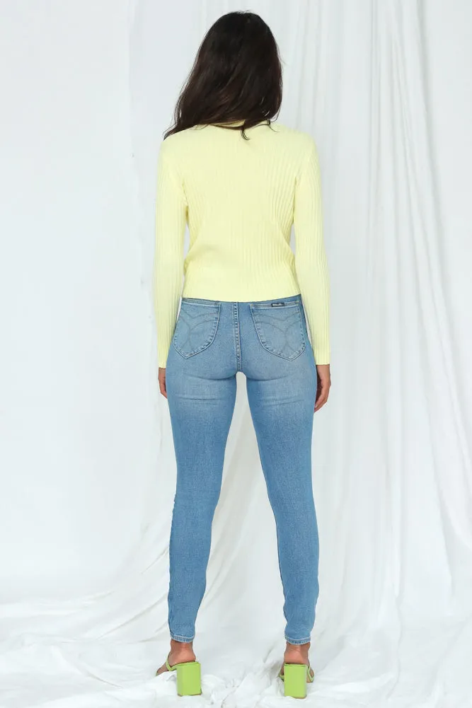 Glowing In The Dark Cardigan Yellow