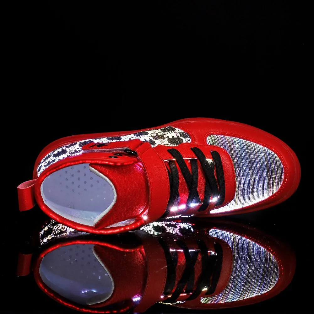 Glowing Sneakers USB Rechargeable Unisex Party Shoes