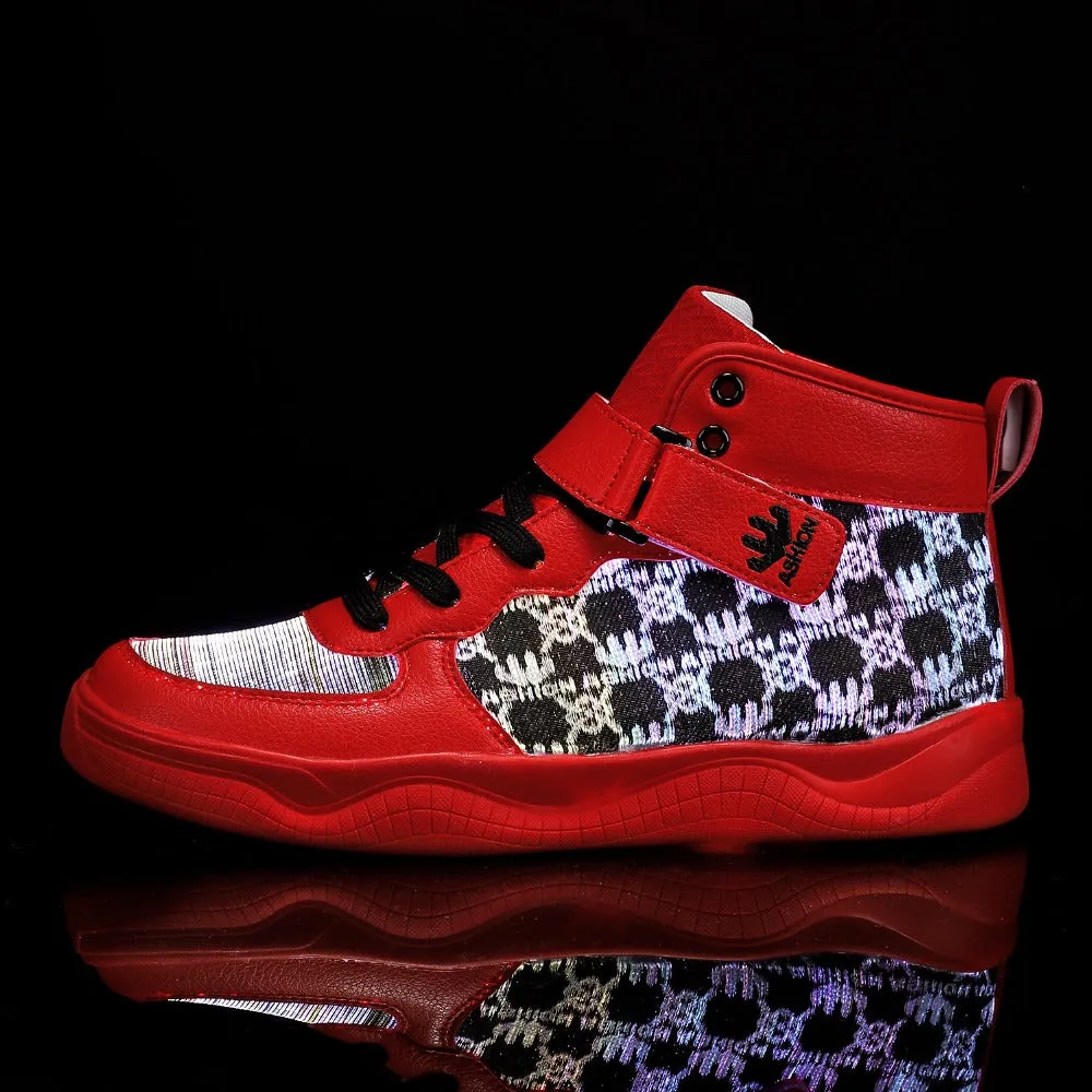 Glowing Sneakers USB Rechargeable Unisex Party Shoes