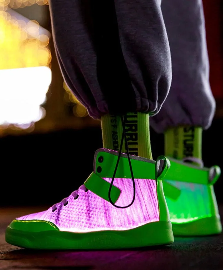 Glowing Sneakers USB Rechargeable Unisex Party Shoes