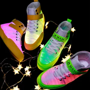 Glowing Sneakers USB Rechargeable Unisex Party Shoes