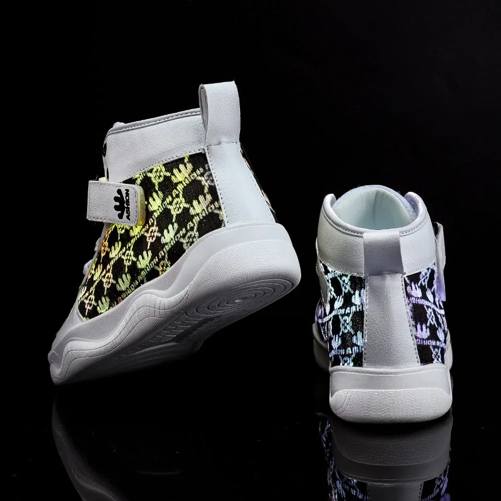 Glowing Sneakers USB Rechargeable Unisex Party Shoes
