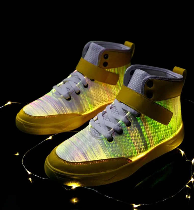 Glowing Sneakers USB Rechargeable Unisex Party Shoes