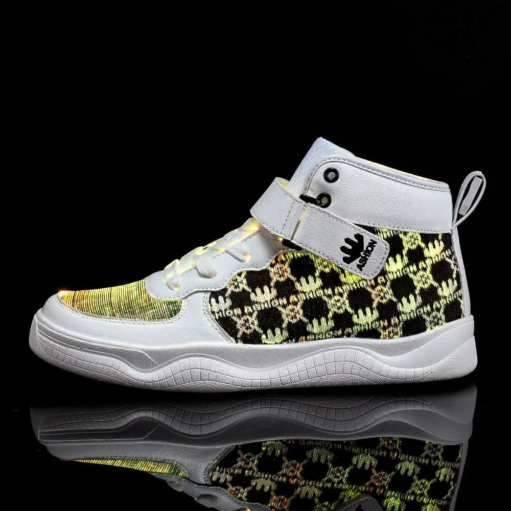 Glowing Sneakers USB Rechargeable Unisex Party Shoes