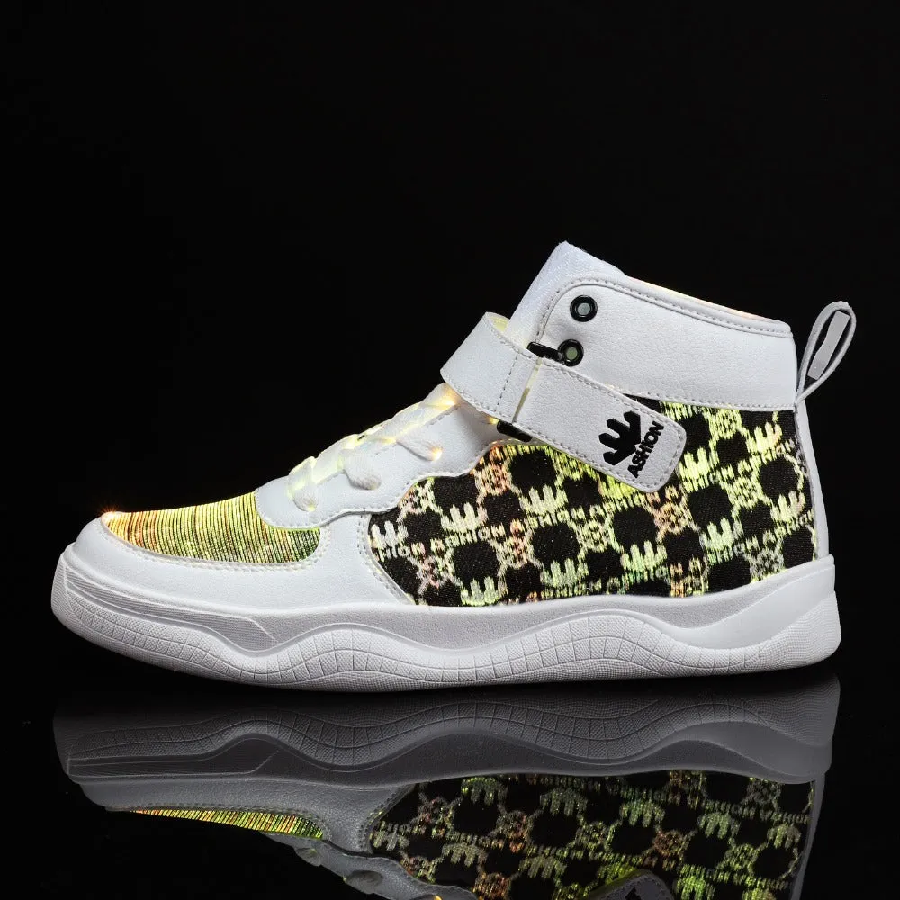 Glowing Sneakers USB Rechargeable Unisex Party Shoes