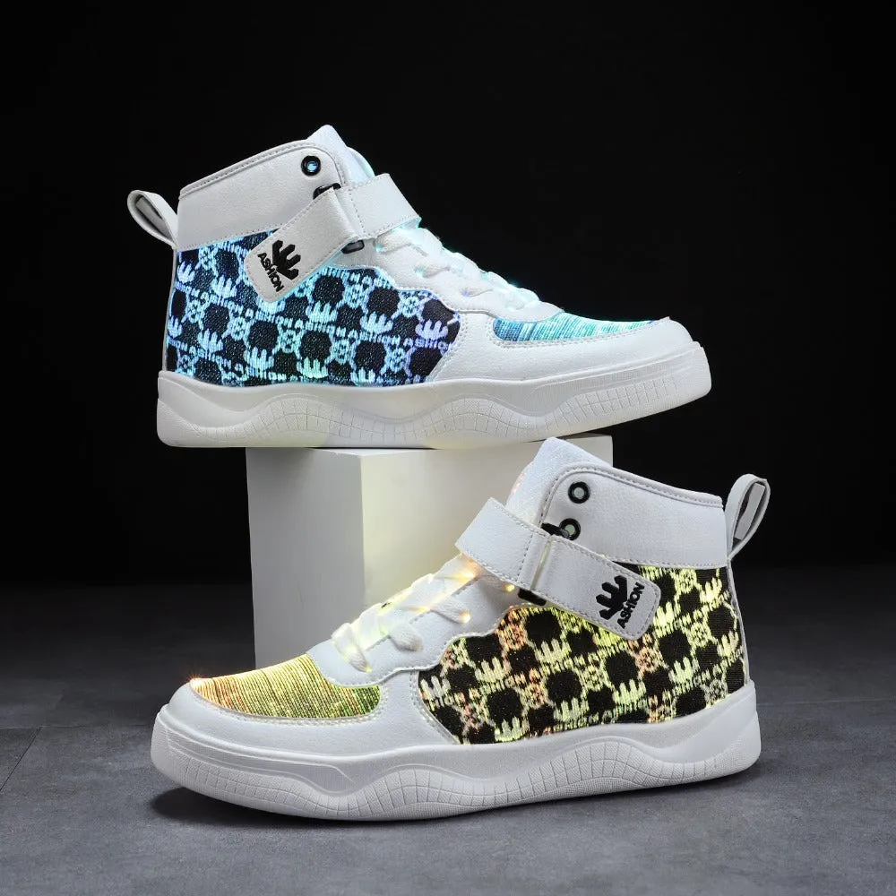 Glowing Sneakers USB Rechargeable Unisex Party Shoes