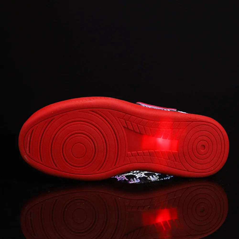 Glowing Sneakers USB Rechargeable Unisex Party Shoes