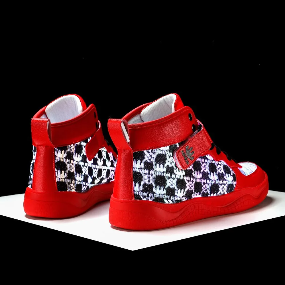 Glowing Sneakers USB Rechargeable Unisex Party Shoes