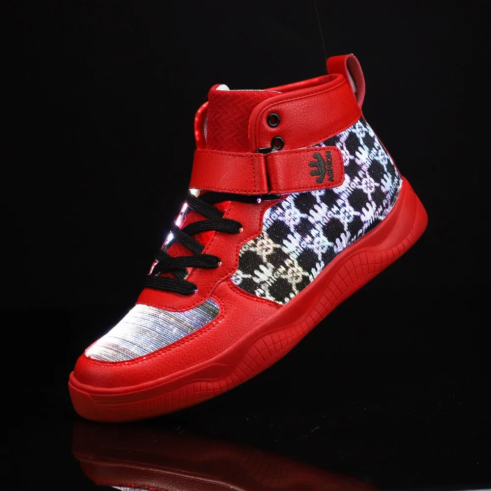 Glowing Sneakers USB Rechargeable Unisex Party Shoes