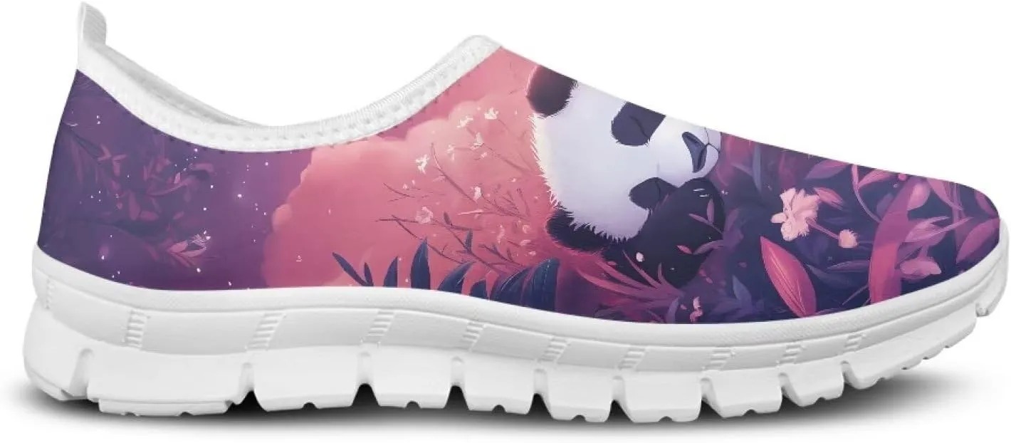 GOSTONG Womens Casual Sneakers Non Slip Soft Training Shoes Breathable Mesh Fall Indoor Outdoor Running Shoes White US 5-14