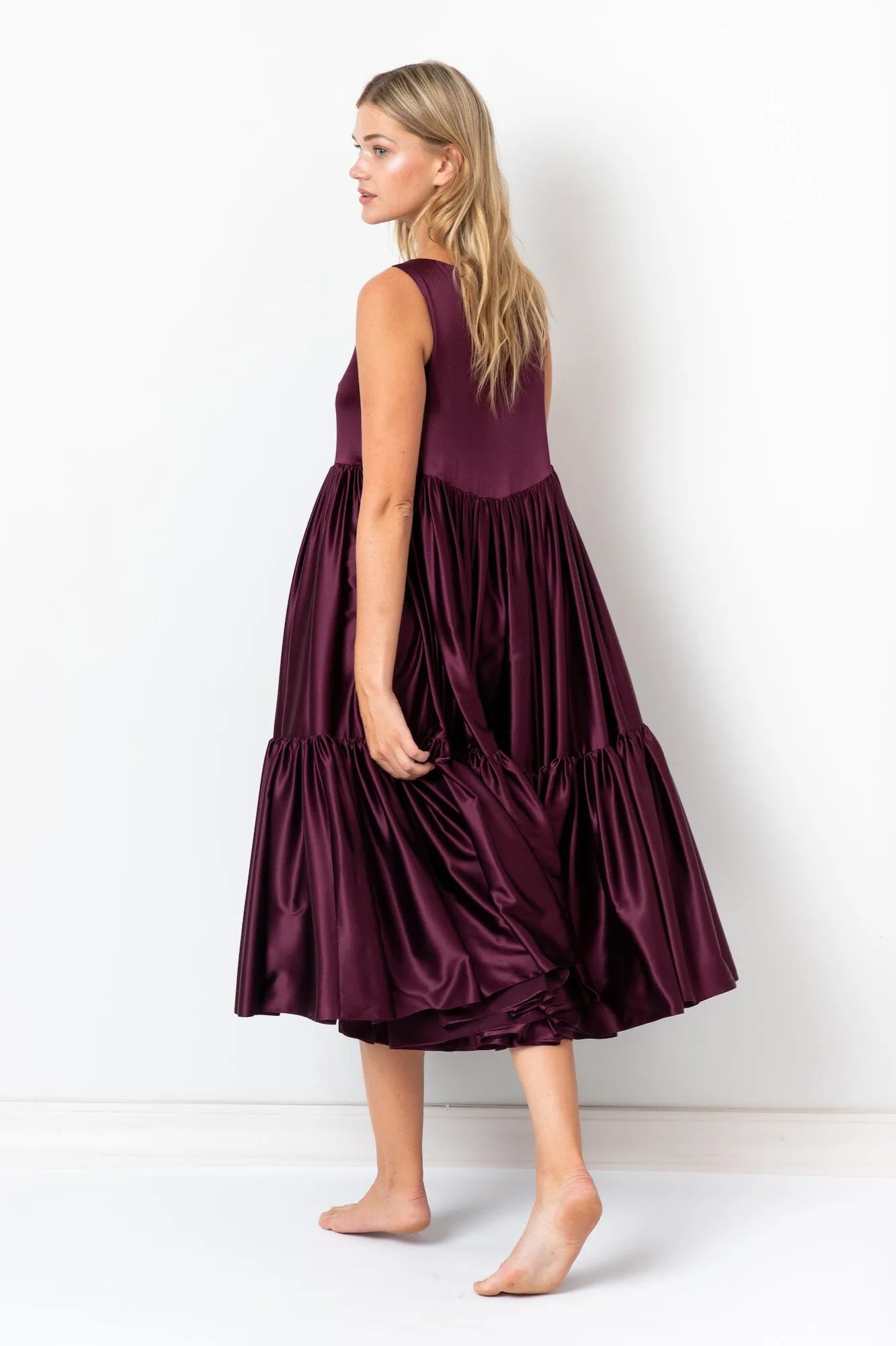 Graceful Satin Dress