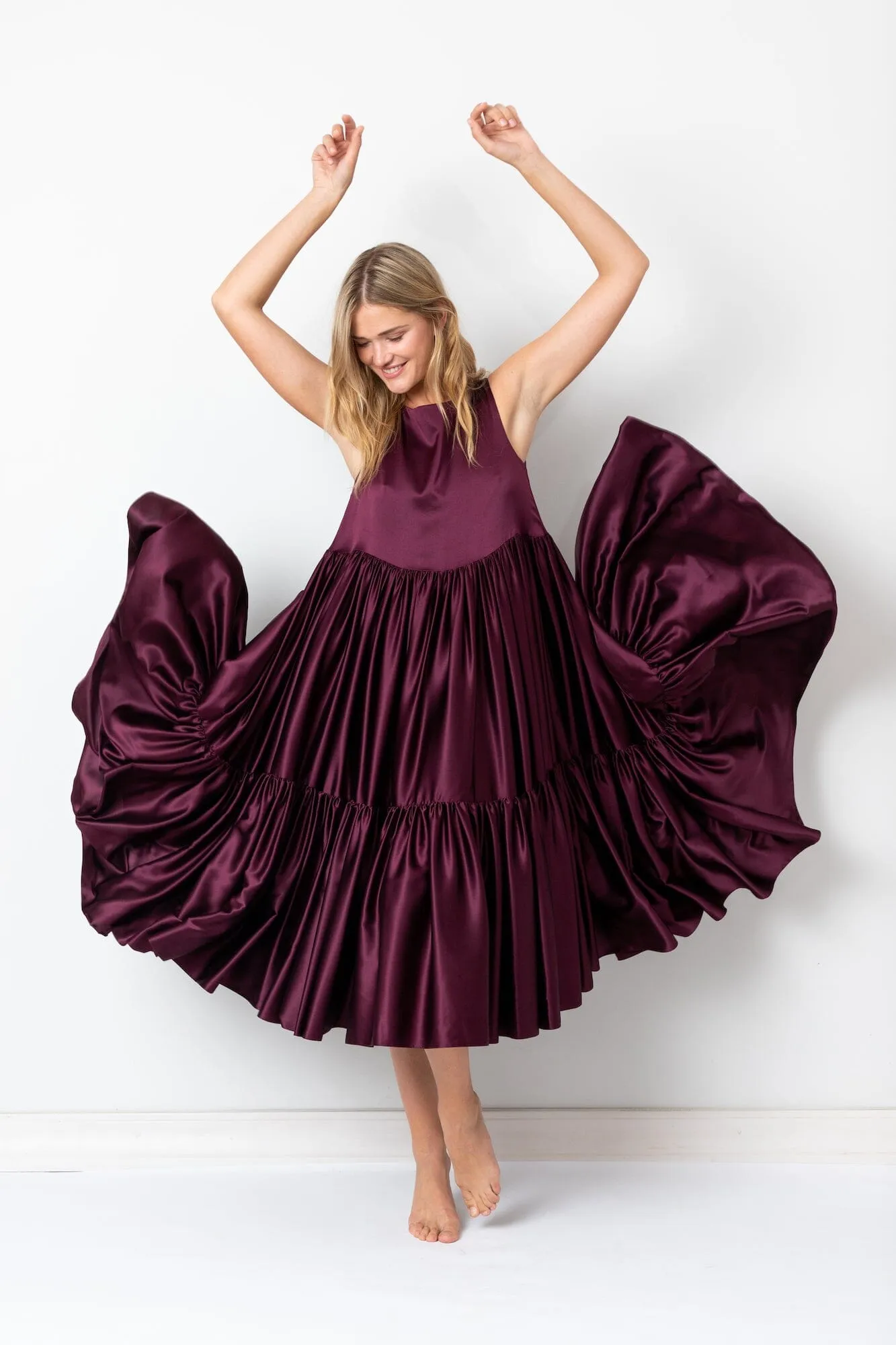 Graceful Satin Dress