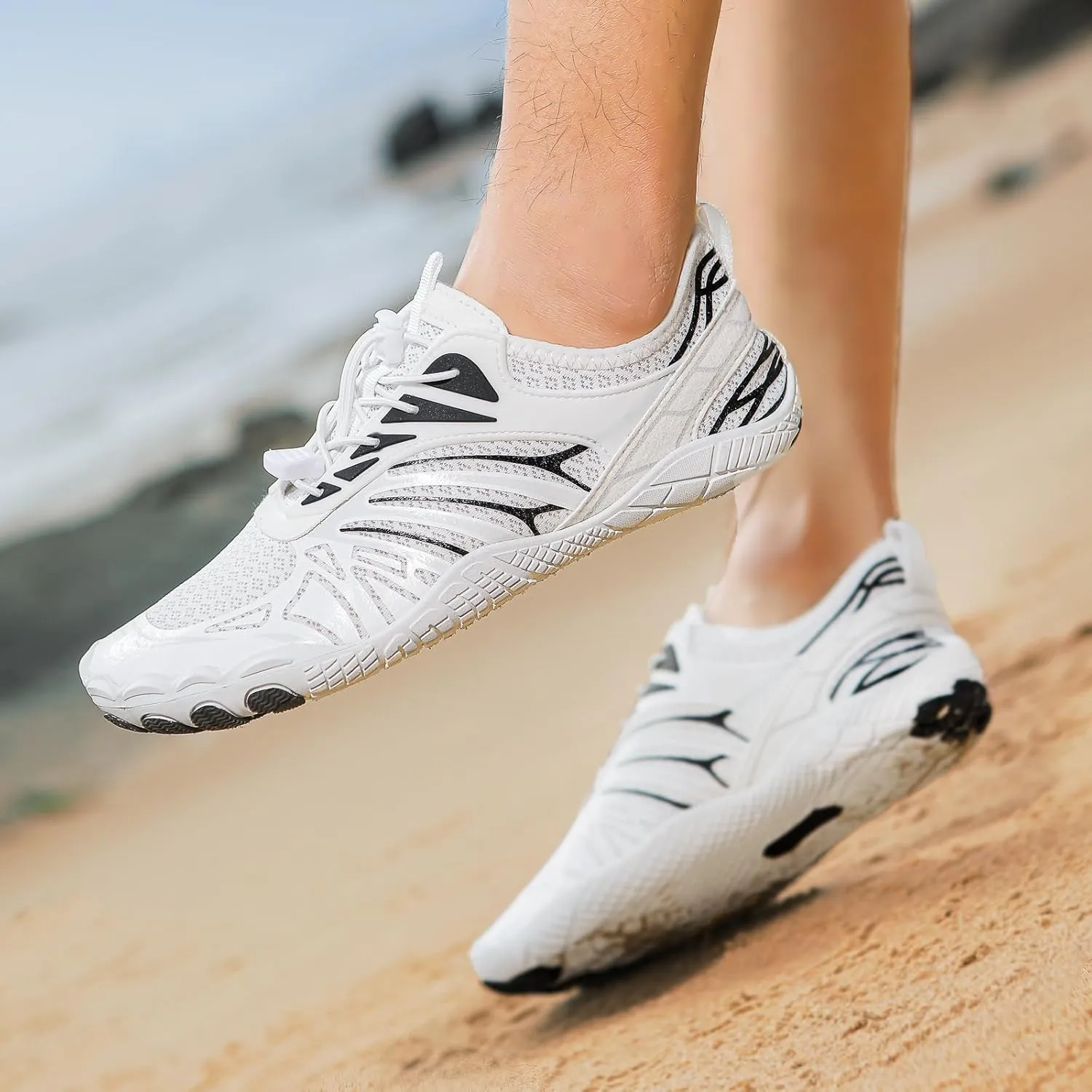 Grounded Footwear Barefoot Shoes Women&Men Hike Shoes Footwear Barefoot Womens Neuropathy Non-Slip Outdoor Hiking Shoe Women Water Wide Toe Box SneakersDiabetic Shoe Beach Surf Walk Yoga Walking