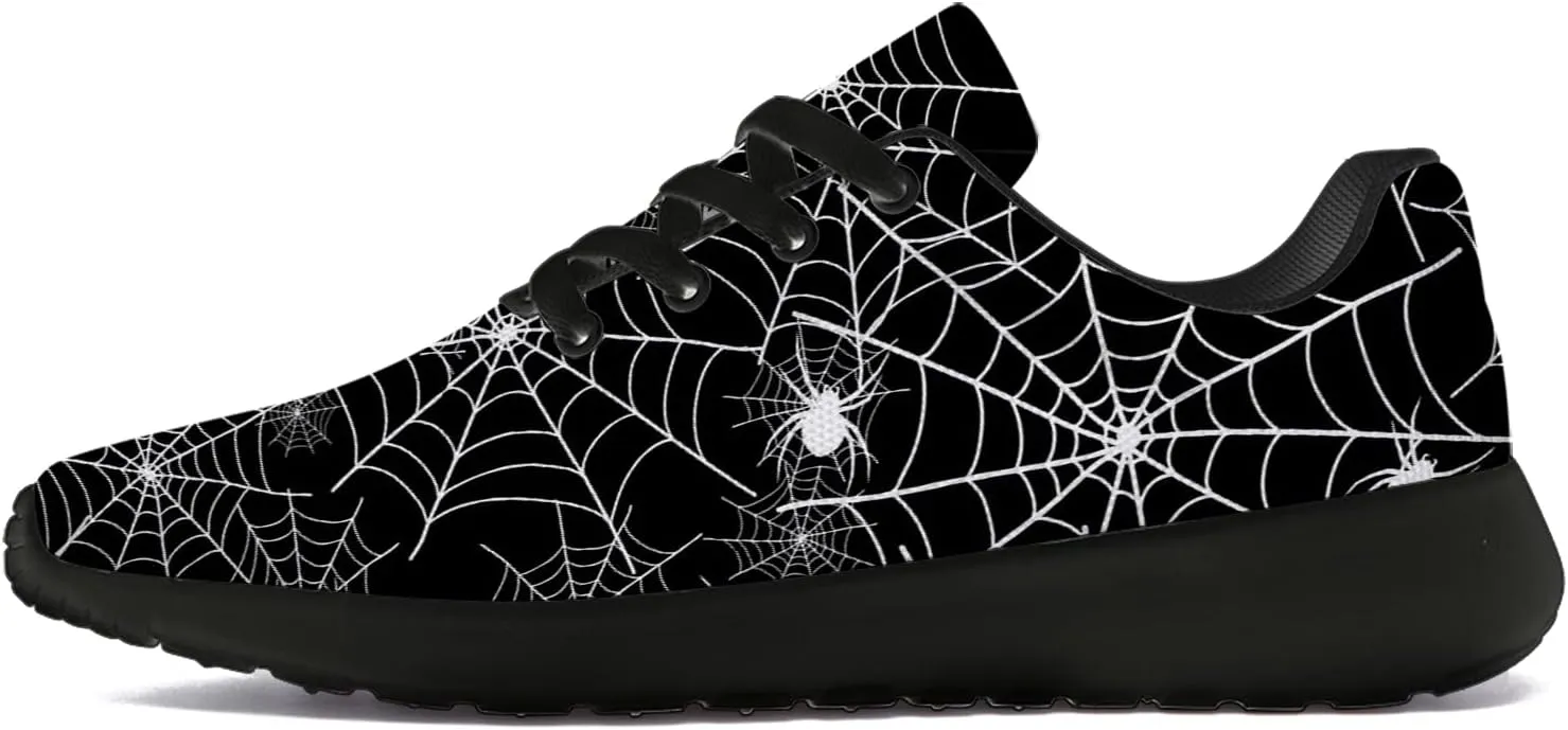 Halloween Shoes for Women Men Running Shoes Walking Tennis Sneakers Pumpkin Ghost Bat Shoes Gifts for Boy Girl