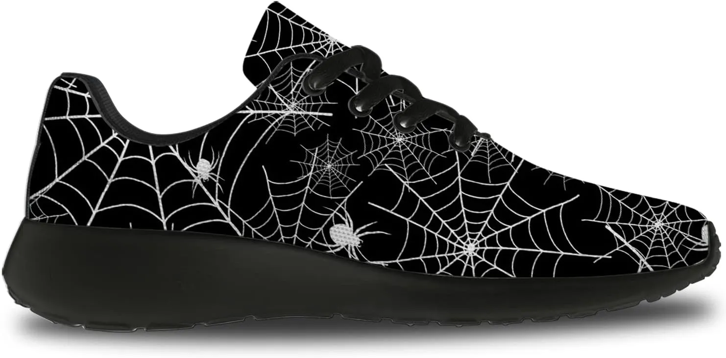 Halloween Shoes for Women Men Running Shoes Walking Tennis Sneakers Pumpkin Ghost Bat Shoes Gifts for Boy Girl
