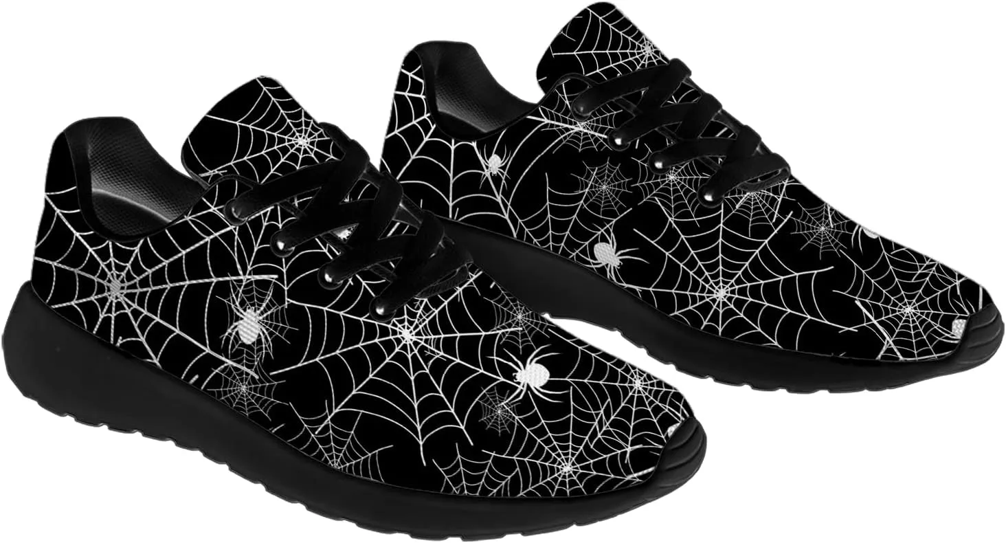 Halloween Shoes for Women Men Running Shoes Walking Tennis Sneakers Pumpkin Ghost Bat Shoes Gifts for Boy Girl