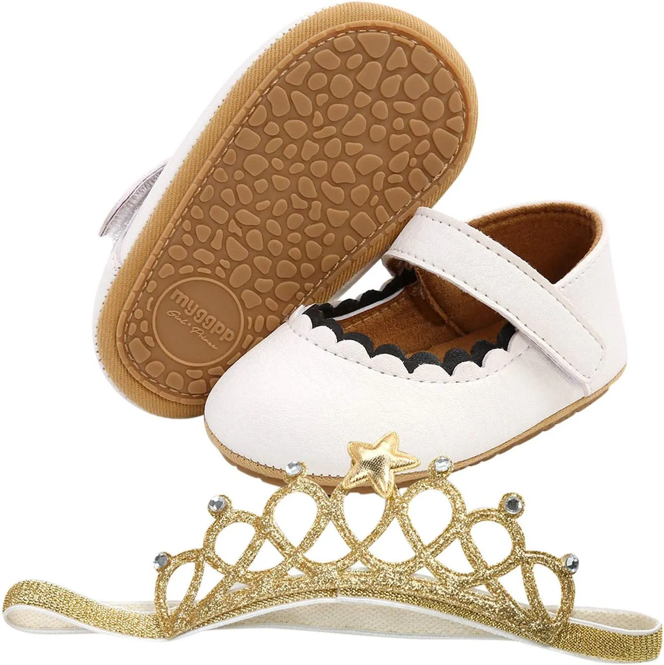 Headband Prewalker Walking Baby Soft Crown Girls Shoes& Boys Flat Baby Shoes Girl Walking