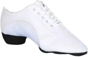 Heeled Sandals for Women Women Latin Dancing Shoes Solid Color Shoes Rubber Sole Modern Dance Pratice Shoes (Color : White, Size : 8 UK)