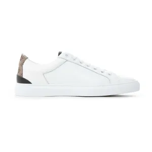 Herno Sneaker Pelle Martellata Con M Trainer in White