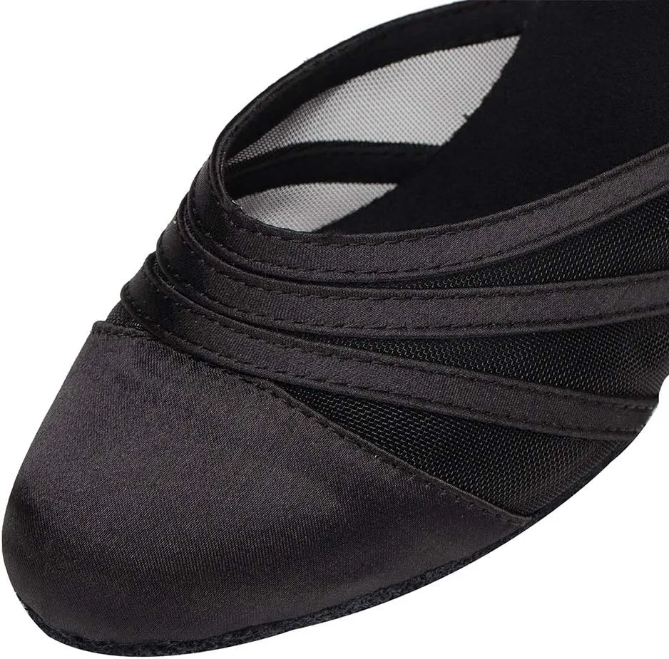 HROYL Womens Closed Toe Latin Salsa Ballroom Dance Shoes,Model 516/117/189