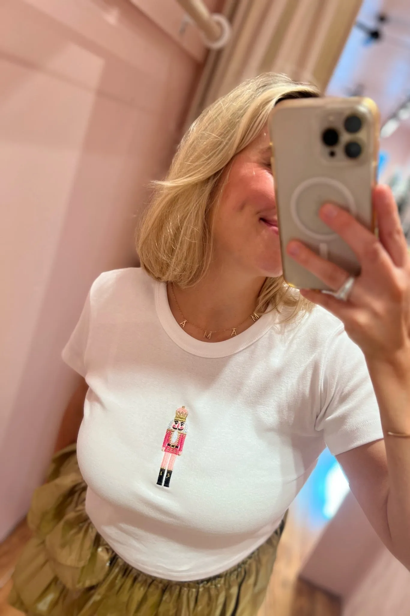 It's the Little Things Ribbed Baby Tee ~ Nutcracker