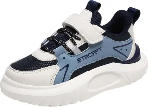 Kids Breathable Hiking Sneakers Toddler Boys Girls Athletic Casual Running Lace-Up Breathable School Trainers Shoes