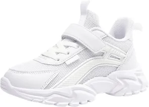 Kids Lightweight Fashion Sneakers Boys Girls Breathable Running Air Cushion Casual Walking Tennis Travel Shoes