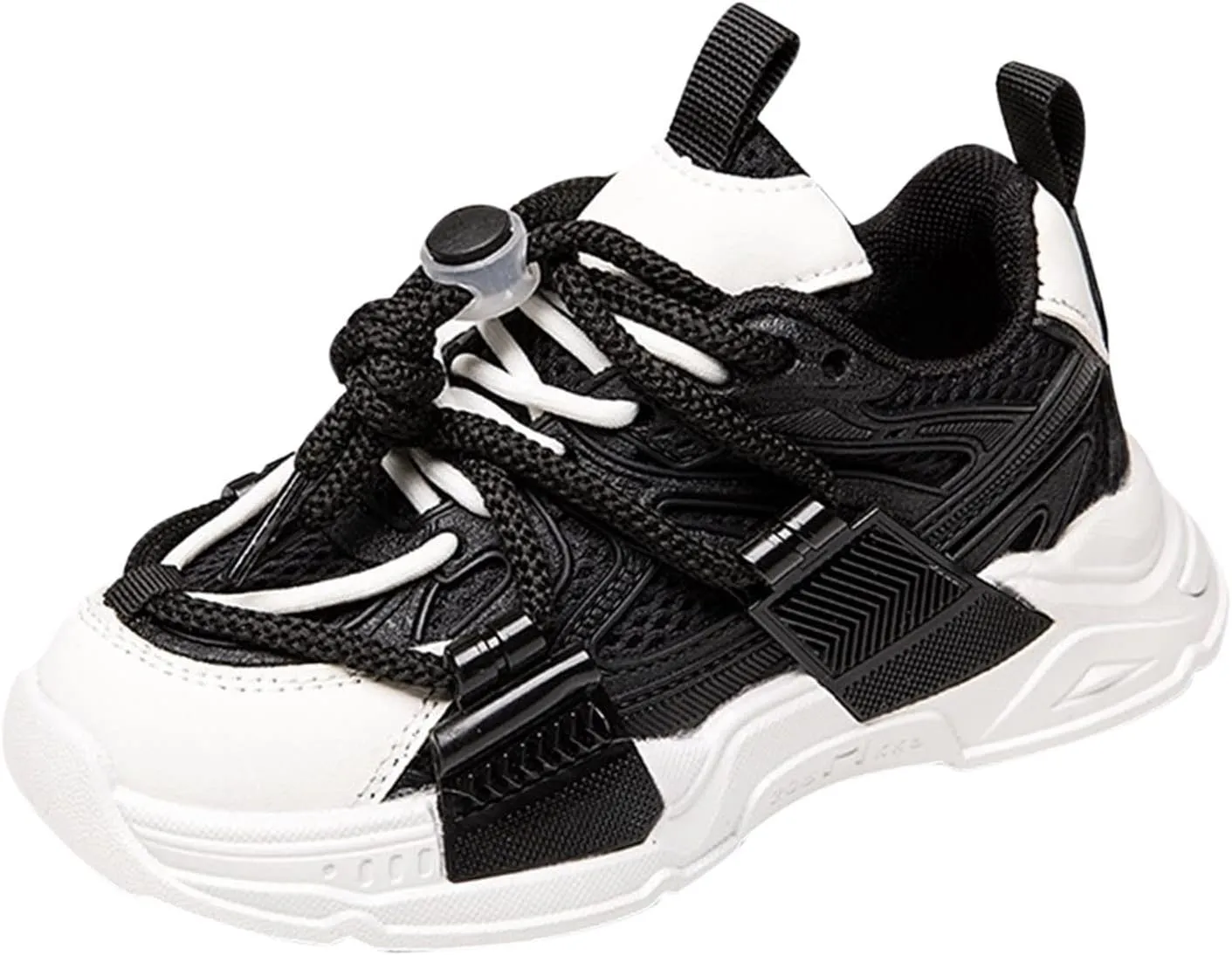 Kids Sneakers Fashion Tennis Shoes Lightweight Comfortable Lace-up Non Slip Breathable Casual Walking Sport Shes Girls