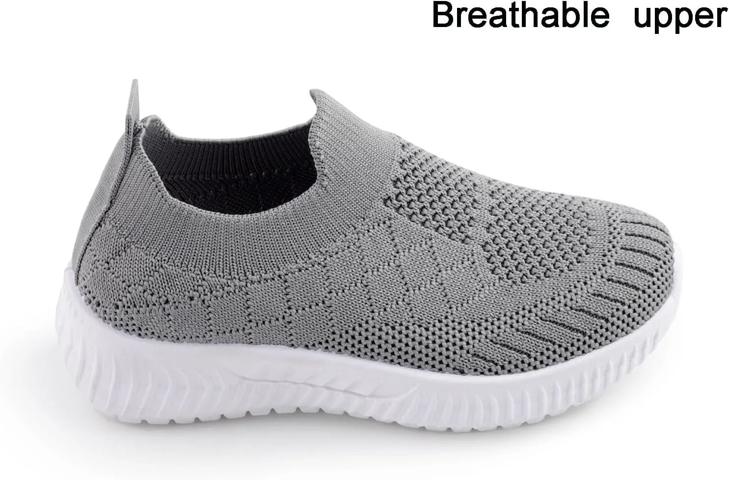 Kids Sneakers Girls' Sneakers Breathable Mesh Slip on Walking Shoes for Boys and Girls