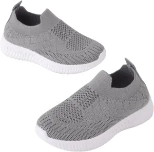 Kids Sneakers Girls' Sneakers Breathable Mesh Slip on Walking Shoes for Boys and Girls