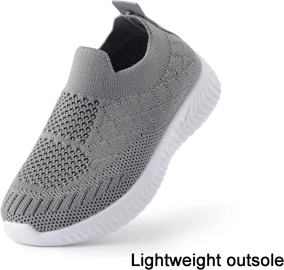 Kids Sneakers Girls' Sneakers Breathable Mesh Slip on Walking Shoes for Boys and Girls