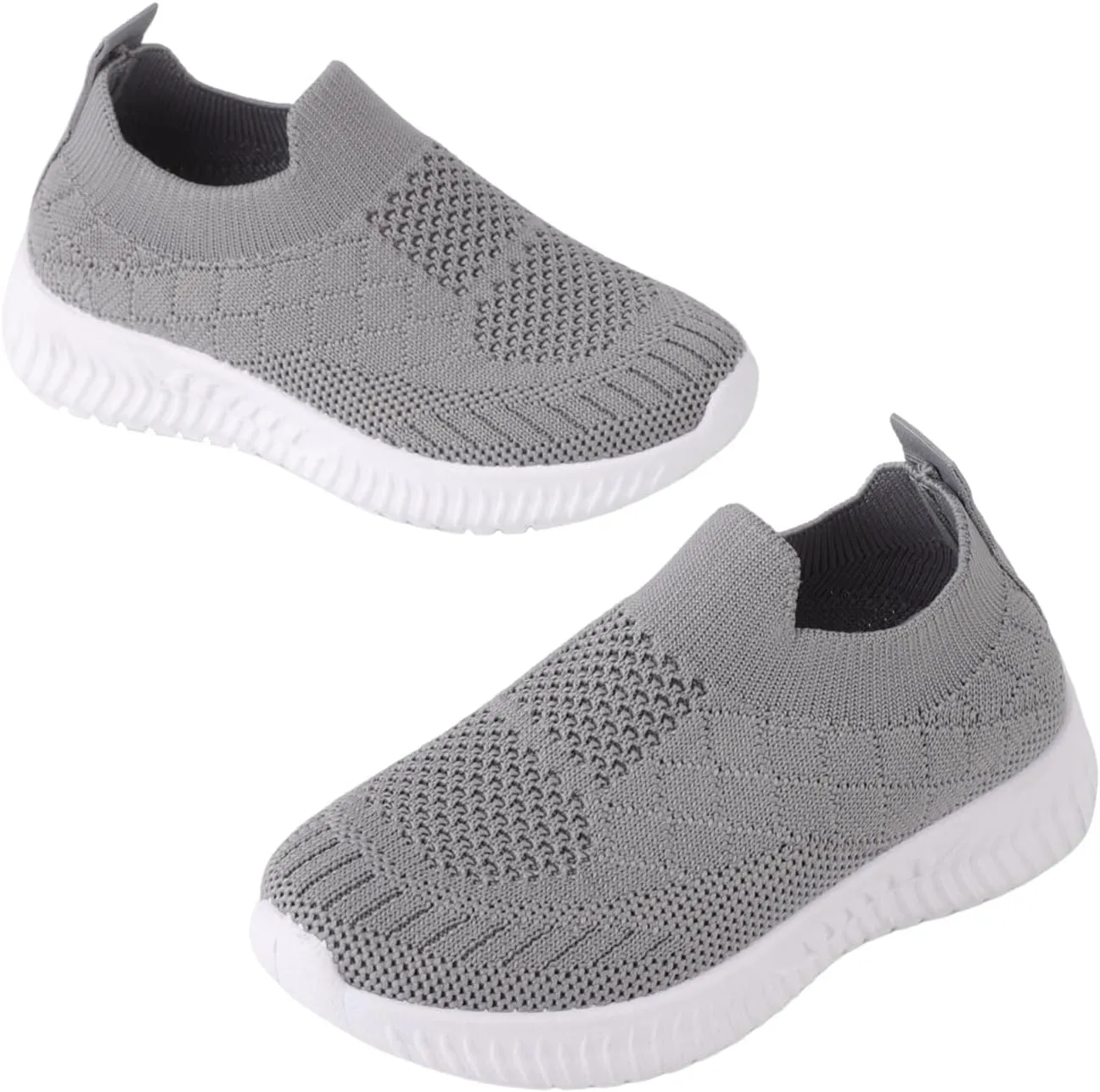 Kids Sneakers Girls' Sneakers Breathable Mesh Slip on Walking Shoes for Boys and Girls