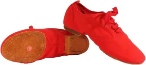 Latin Dance Shoes Man Children Ballet Shoes Kids' Canvas Ballet Shoes Women Men Dance Shoes Tango Latin Modern Jazz Dance Training Footwear(Red Suede Sole,42)