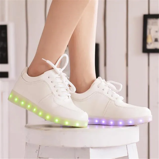 LED Light Up Shoes - New Fashion Led Shoes Casual Available all sizes from 4.5 - 12