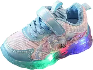Light Up Shoes for Girls, Toddler Cute Fashion Flashing Running Athletic Sneakers Kids Cute Glowing Sports Shoes