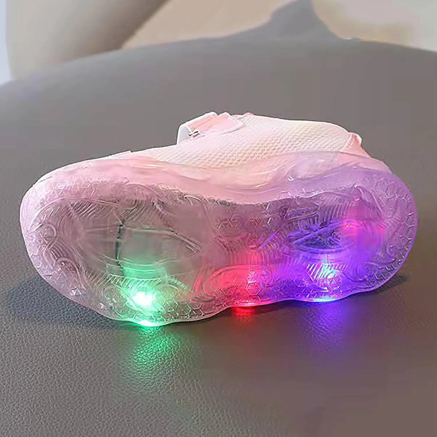 Light Up Shoes for Girls, Toddler Cute Fashion Flashing Running Athletic Sneakers Kids Cute Glowing Sports Shoes