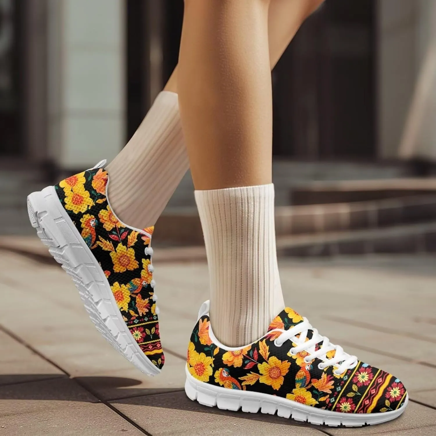 Lightweight Walking Sneakers Women Road Running Tennis Workout Athletic Shoes Non-Slip Breathable Work Shoes for Women Sneakers US 5-12