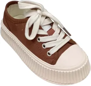 Little/Big Kids Sneakers Girls Sneakers Kids Toddler Walking Sneakers Lightweight Breathable Baby Accessories for Girls (Brown, 3 Big Kids)