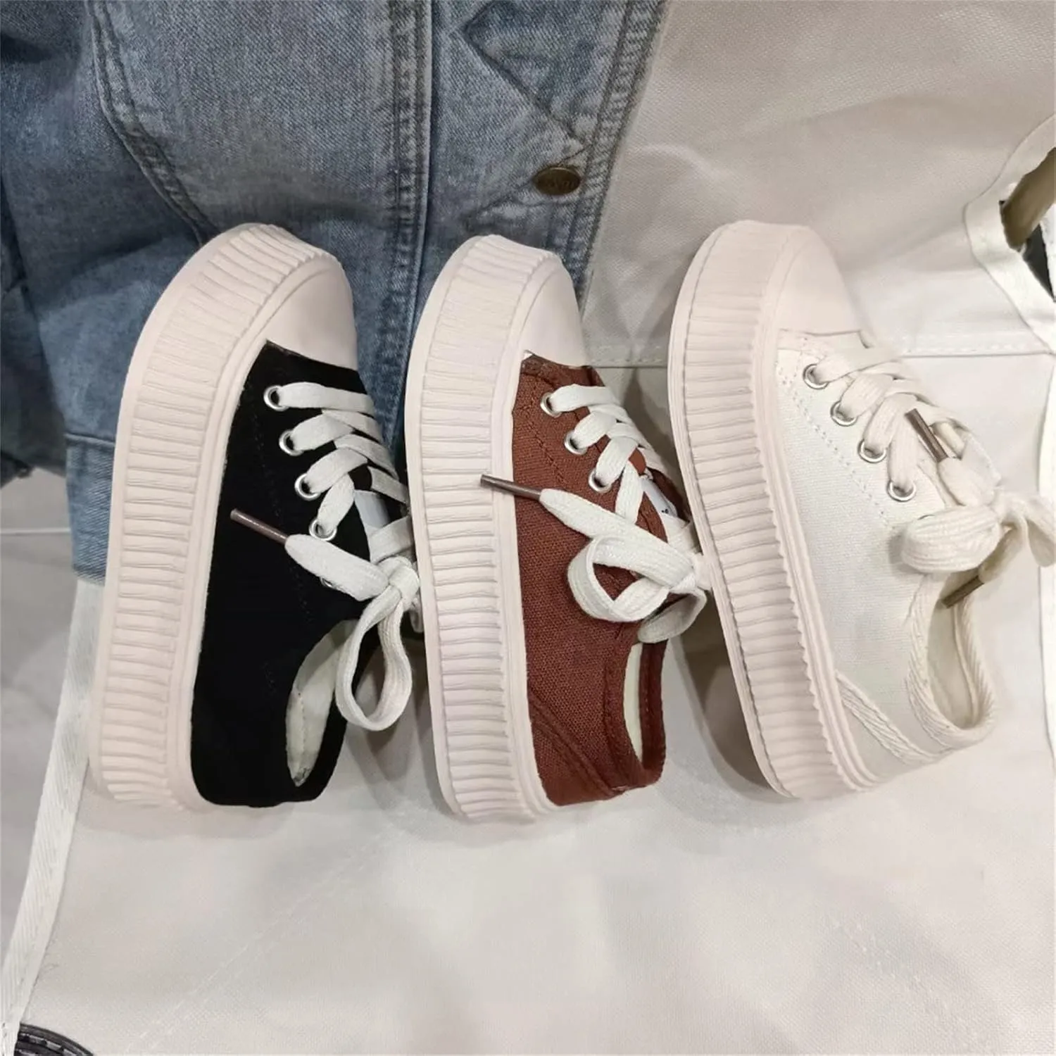 Little/Big Kids Sneakers Girls Sneakers Kids Toddler Walking Sneakers Lightweight Breathable Baby Accessories for Girls (Brown, 3 Big Kids)