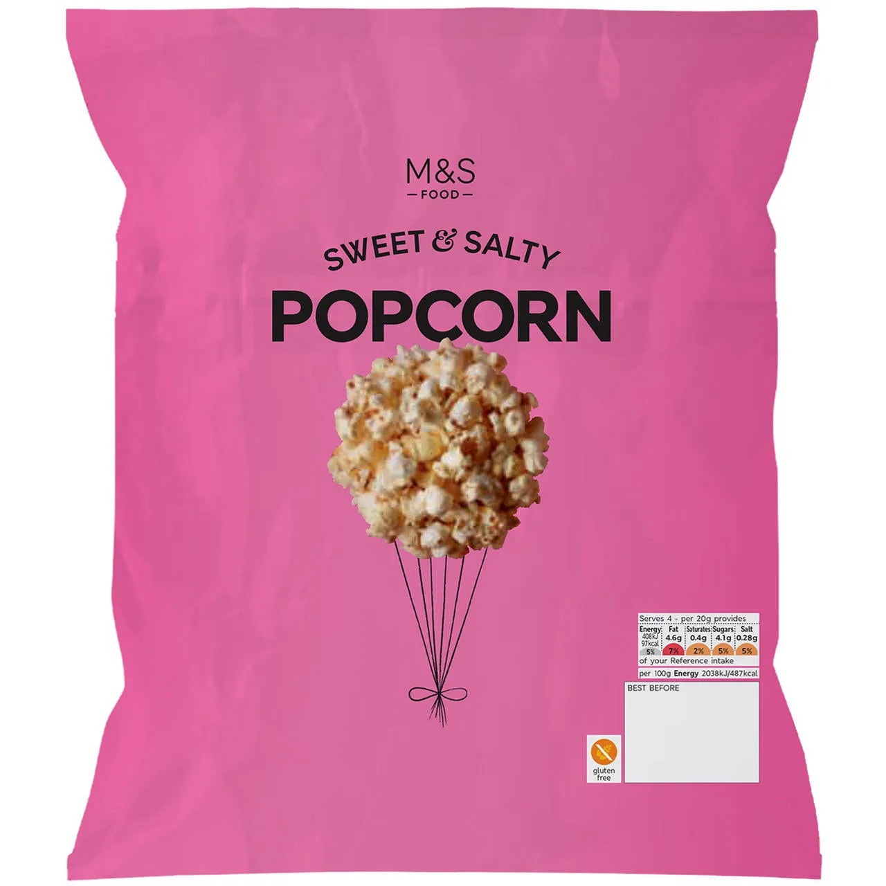 M&S Food Sweet & Salty Popcorn 80g