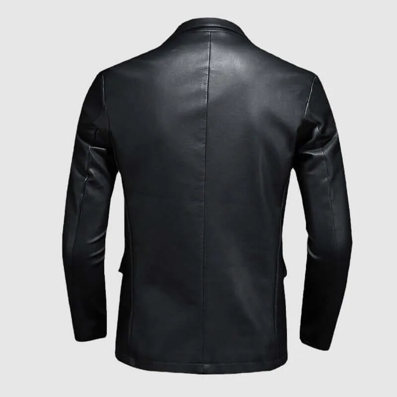 Men's Genuine Leather Jacket: Raw & Refined Style