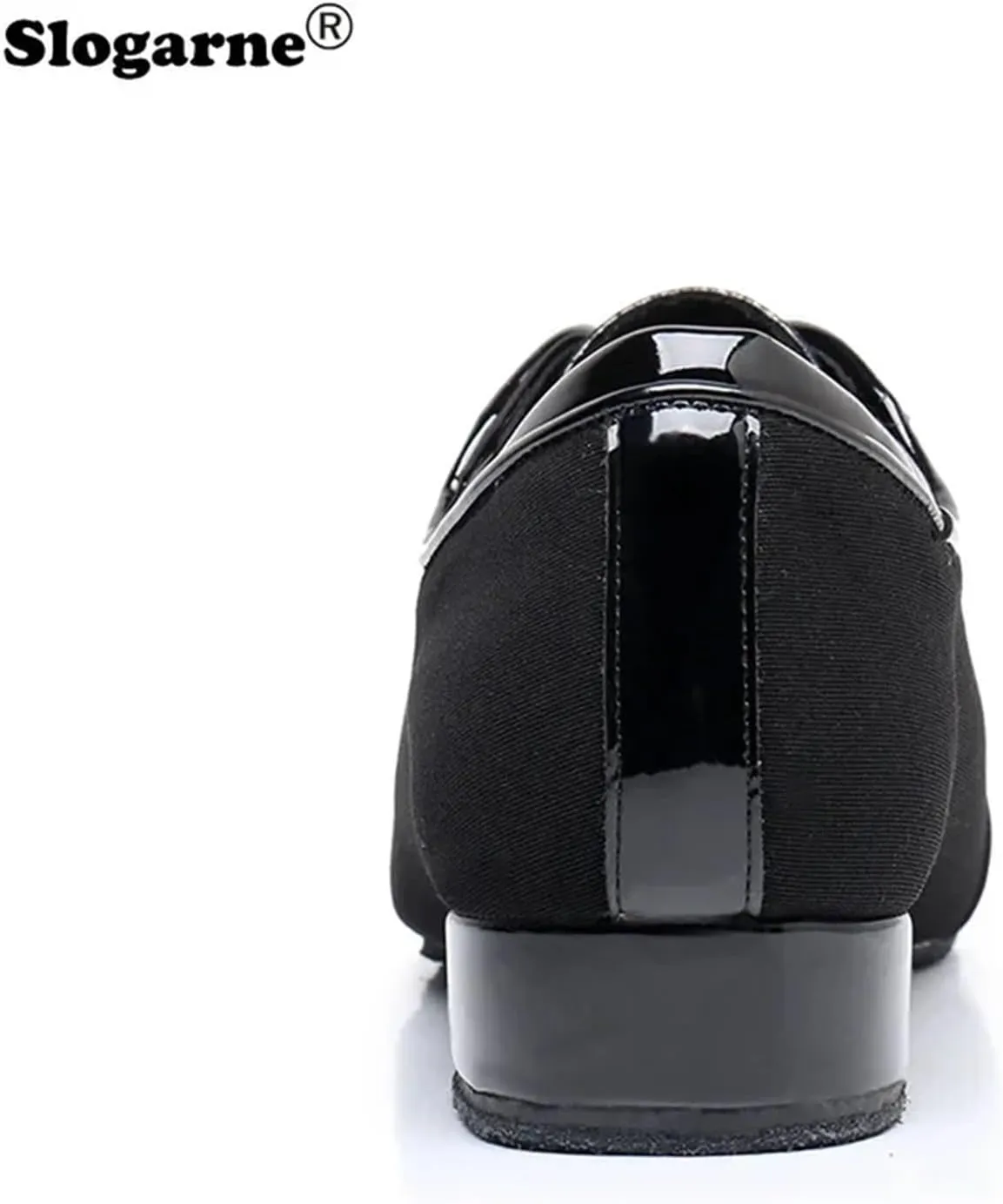 Men's Latin Dance Shoes Modern Dance Shoes 2.5cm Heels Male Oxford Fabric Latin Shoes Breathable Soft Social Ballroom Dance Footwear