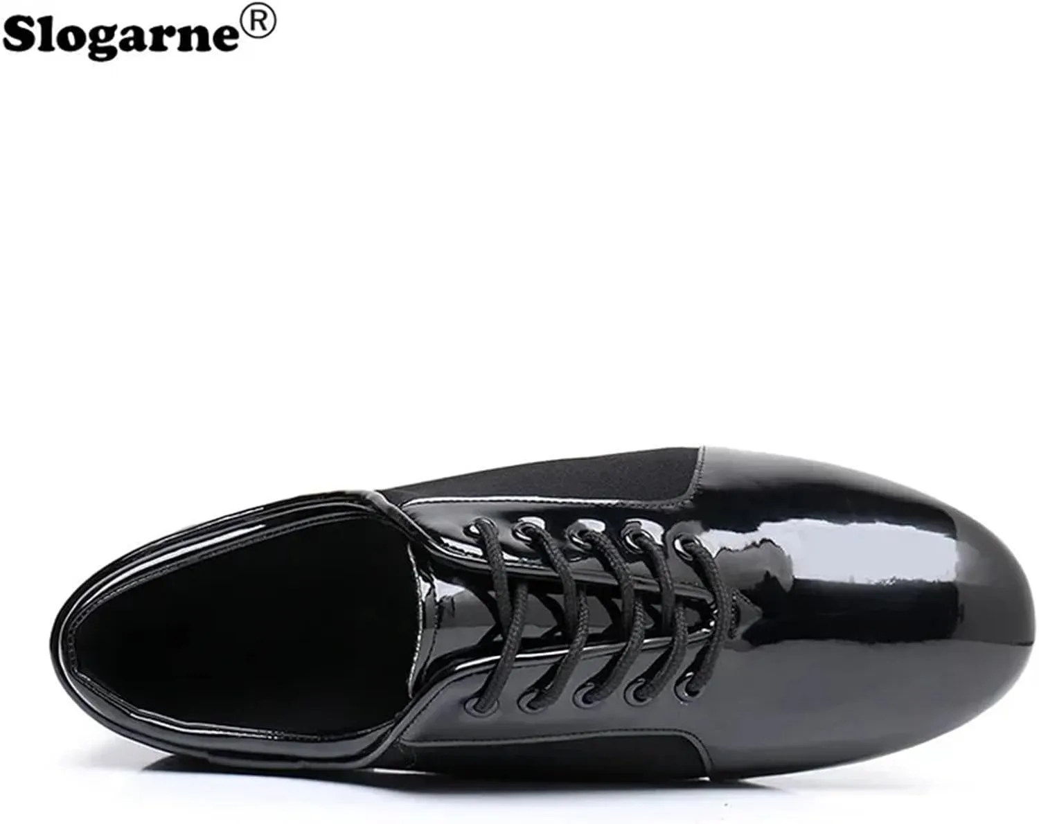 Men's Latin Dance Shoes Modern Dance Shoes 2.5cm Heels Male Oxford Fabric Latin Shoes Breathable Soft Social Ballroom Dance Footwear