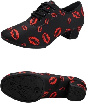 Men's Latin Dance Shoes Soft Sole Unisex Dance Shoes For Men Women Girls Ballroom Dancing Modern Tango Jazz Performance Practise Salsa Shoes