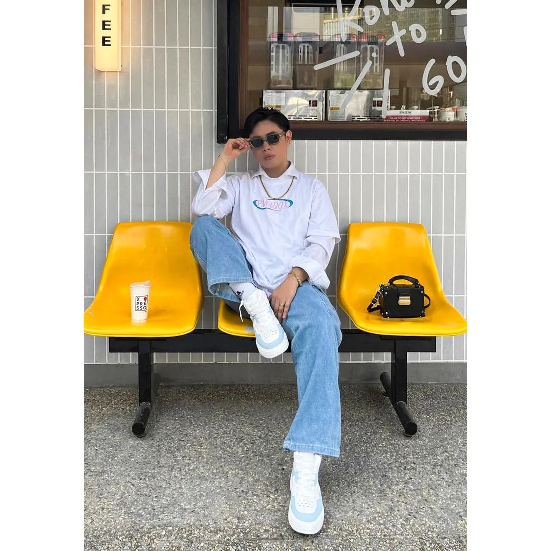 Men's Panelling Detail Ankle Length Sneakers
